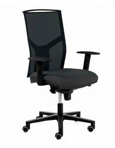 Silla Atika Pro Negra con Brazos Regulables