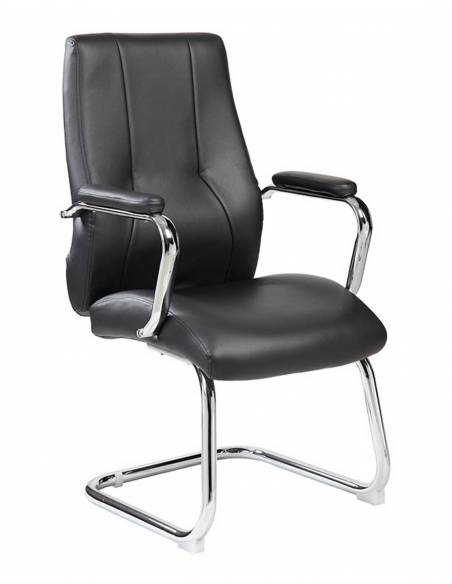 Silla Confidente Imitación Piel Rd-985V22