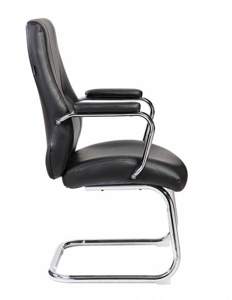 Silla Confidente Imitación Piel Rd-985V22