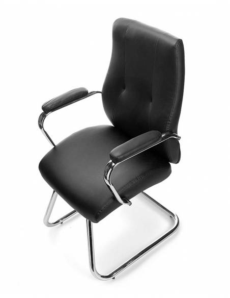 Silla Confidente Imitación Piel Rd-985V22