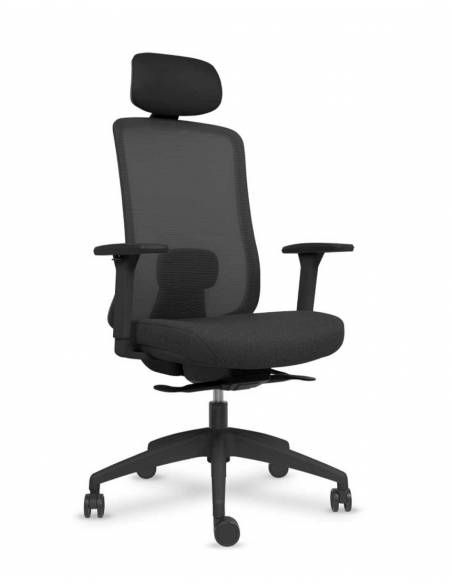 Silla Operativa Lando - NEGRA/GRIS