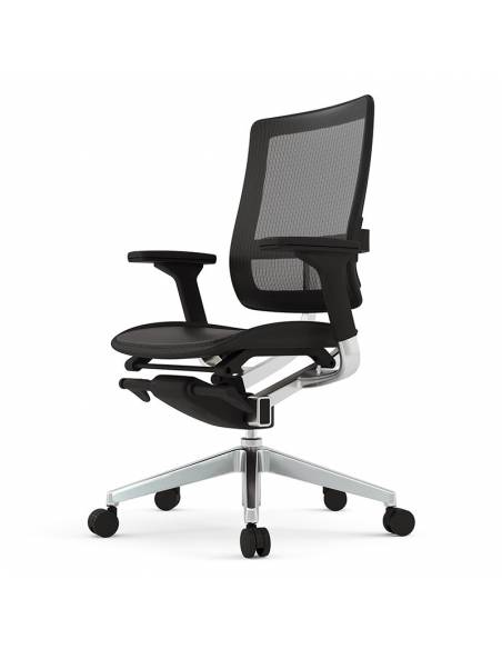 Silla Operativa T59 - Polipiel Negra