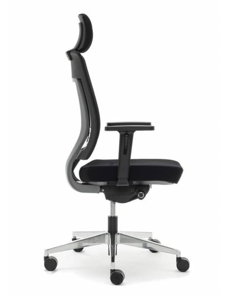 Silla Operativa Ergonómica Montreal negra