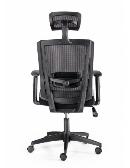 Silla operativa Sofia basculante negra