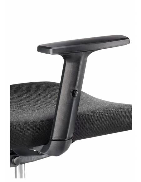 Silla operativa Sofia basculante negra