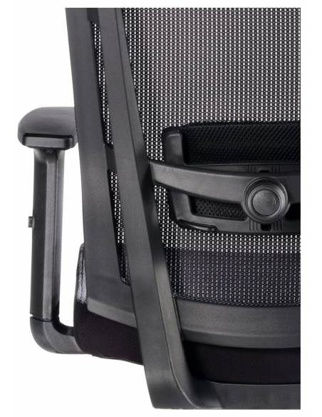 Silla operativa Sofia basculante negra