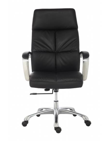 Sillón Direccional Dublin negro de frente
