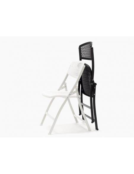 Silla de colectividades Seul con pala negra