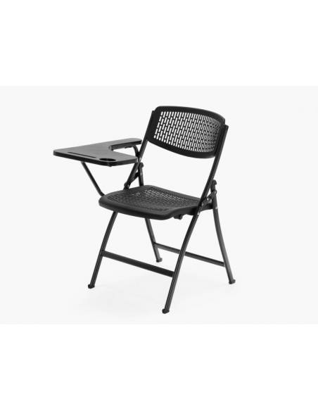 Silla de colectividades Seul con pala negra