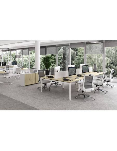 Separador para mesa individual de melamina-4