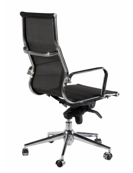 Sillón Direccional Berlin negro de espaldas