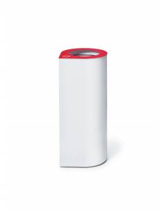 Papelera de reciclaje Dravos roja