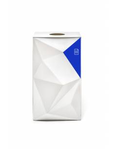 Papelera de reciclaje Vevey azul