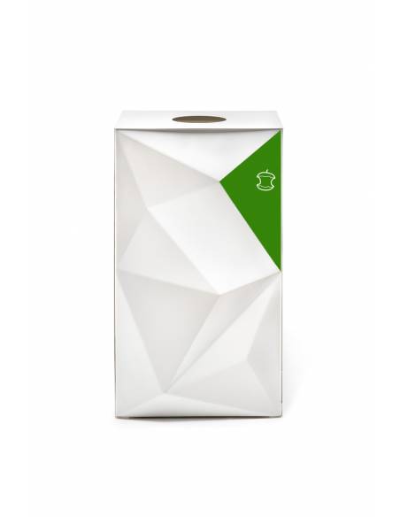 Papelera de reciclaje Vevey verde