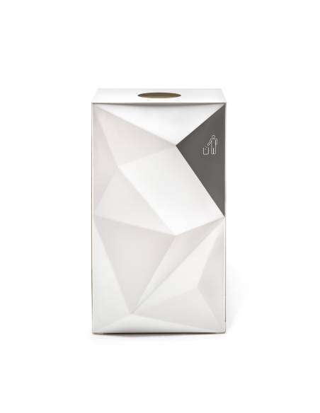 Papelera de reciclaje Vevey gris