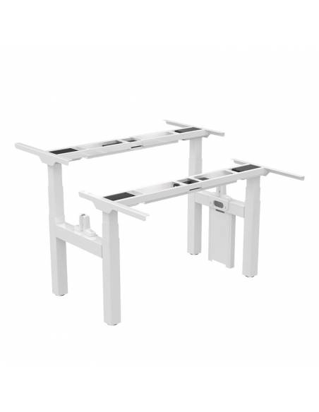 Bench Doble Elevable - Estructura Blanca