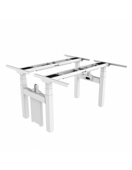 Bench Doble Elevable - Estructura Plata