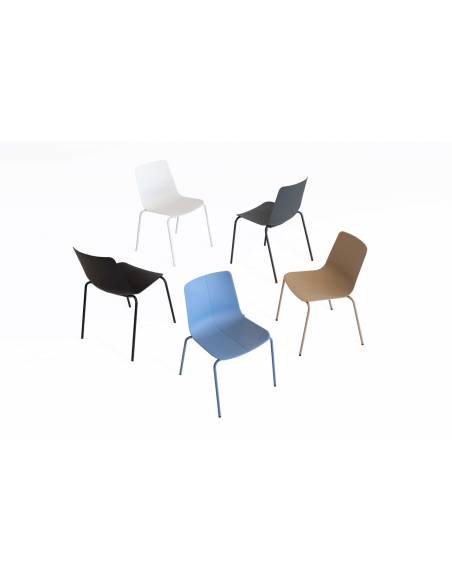 Silla de Plástico Aitana Sin Brazos - 4 Patas