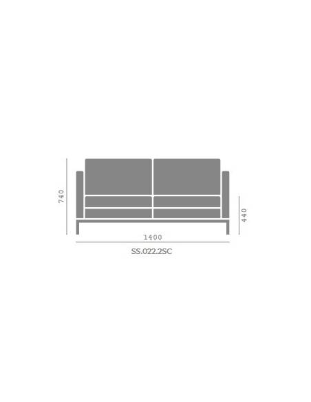 SS022 - Club Sofá 2 Plazas