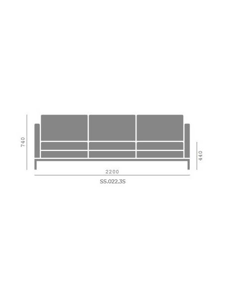 SS022 - Sofá 3 Plazas