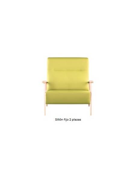 Sillón Dakota Fijo 2 Plazas